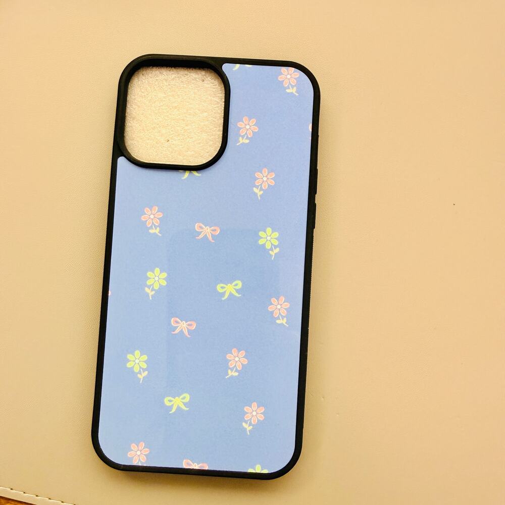 IPHONE 13 PRO MAX CASE BLUE FLORAL